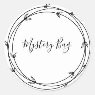 Sac mystère Sticker rond classique surprise