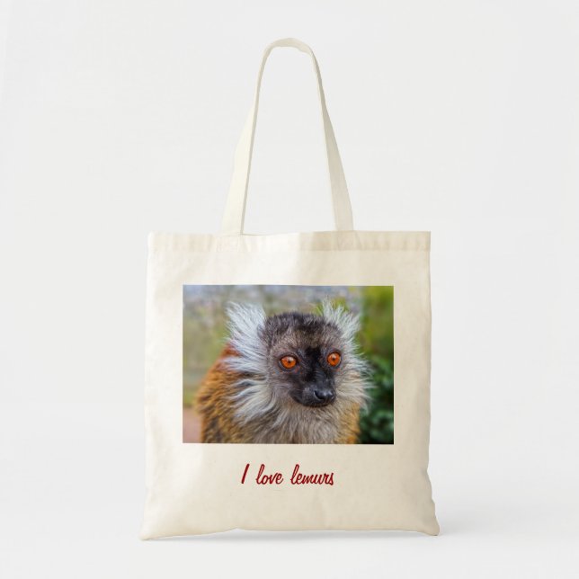 Sac noir de lémur (Devant)