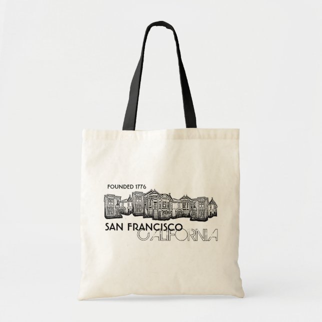 Sac noir de ville de San Francisco la Californie (Devant)