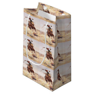Sac occidental de cadeau de cowboys