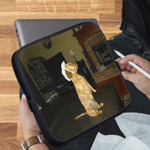 Sac Ordinateur Portable Dachshund Assis