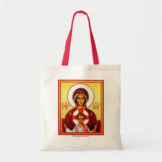 Sac orthodoxe d'icône de Theotokos (Devant)