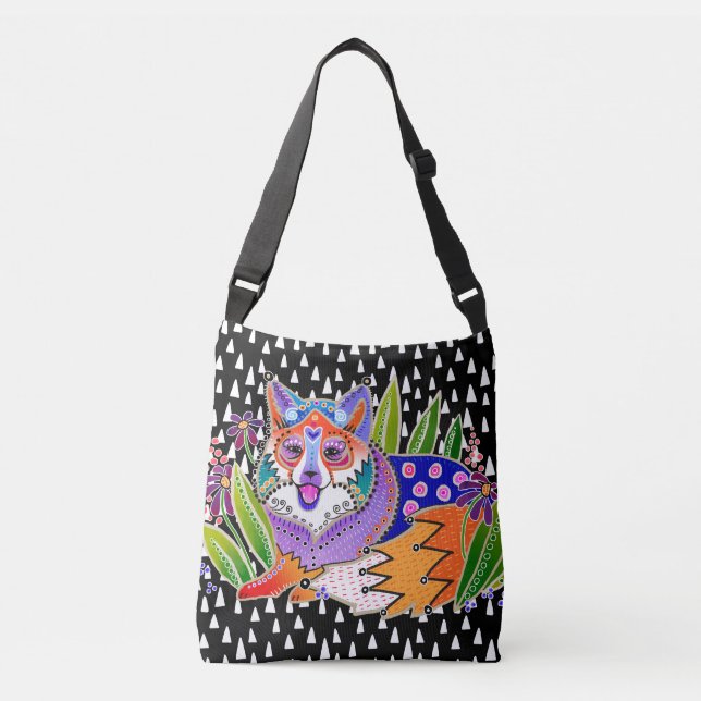 Sac ou sac fourre-tout crossbody de RENARD de (Devant)