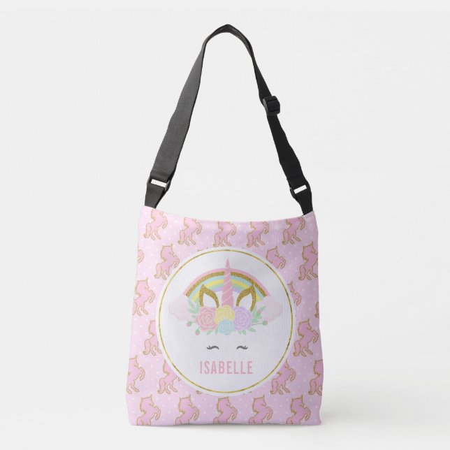 Sac personnalisable magique de licorne (Devant)