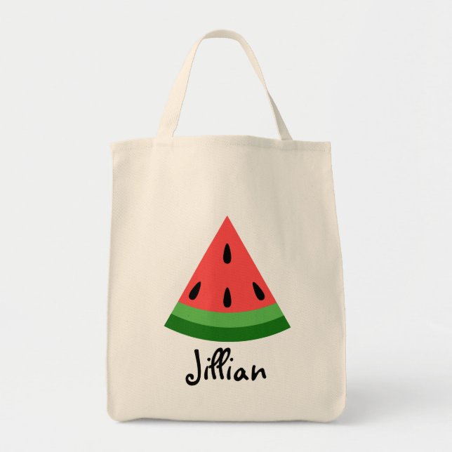 Sac personnalisé de tranche de pastèque (Devant)