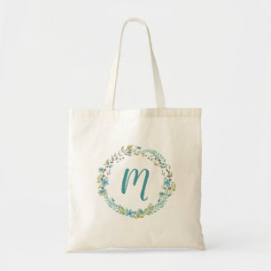 Sac personnalisé floral peint de toile de
