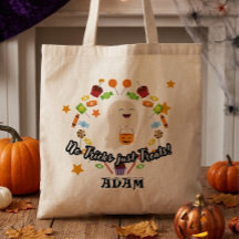 Sac personnalisé pour enfants Halloween Trick or T
