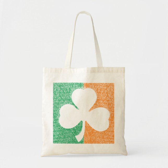 Sac personnalisé Shamrock irlandais - choisir le s (Devant)