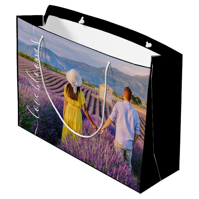 Sac photo de cadeau Love Blooms (Dos Angle)