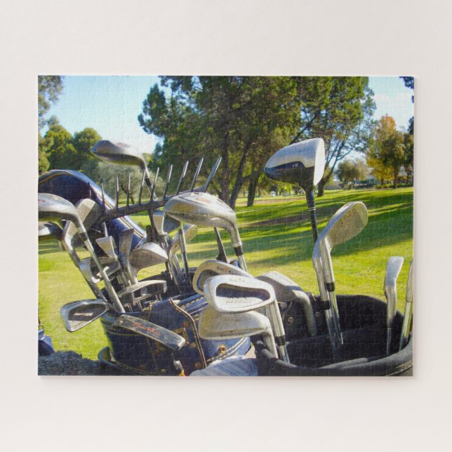 Sac Plein De Clubs De Golf, Puzzle (Horizontal)