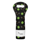 Balles de tennis noires nommées personnalisées