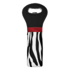 Chic Poster de animal zébrée Monogramme Wine Fourr