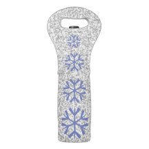 Élégant Parties scintillant gris argent Snowflake