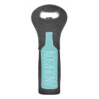 Illustration de bouteille de vin - Nom blanc moder