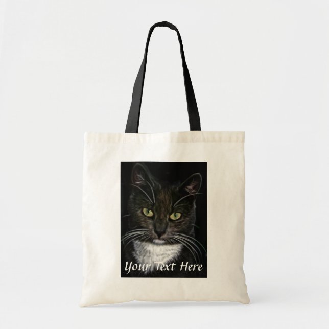 Sac pour chat noir et blanc (Devant)