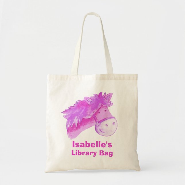 Sac pourpre et crème de sac de poney de (Devant)