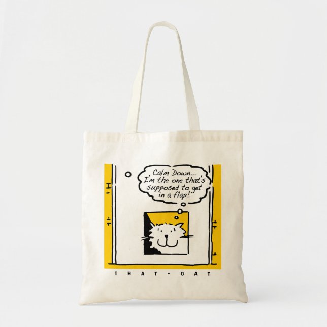 Sac Propriétaire Chat - Le chat est dans tous ses  (Devant)