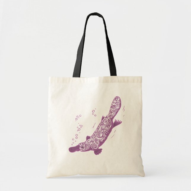 Sac quotidien mauve d'ornithorynque (Devant)