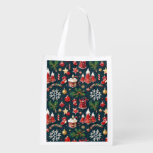 Bolsa de la compra reutilizable CHRISTMAS