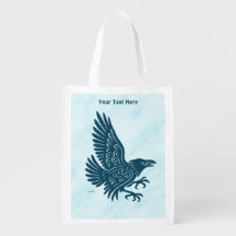Corbeau bleu dansant