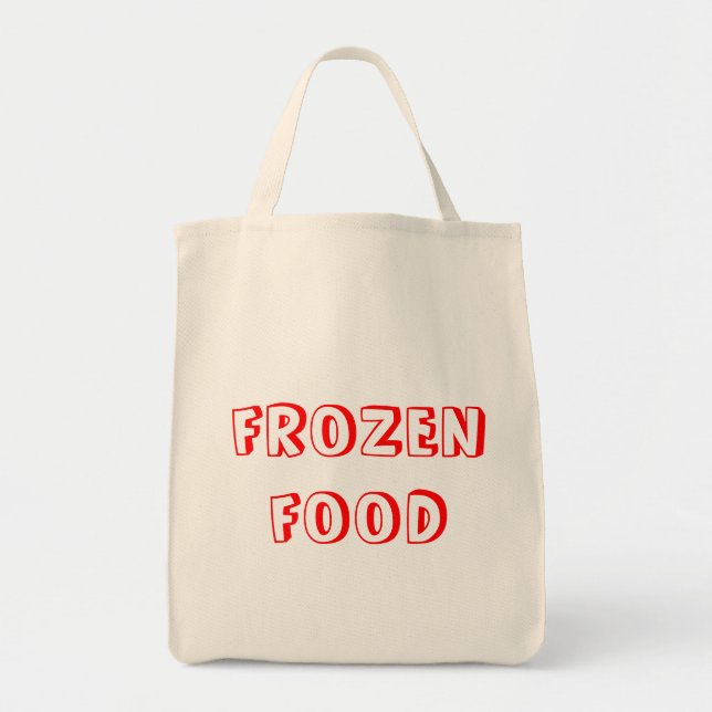 Sac réutilisable d'aliments surgelés (Devant)