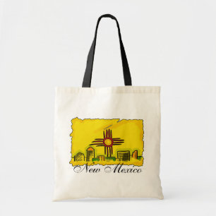 Sac réutilisable de drapeau artistique d'horizon