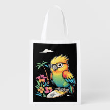Sac réutilisable pour les courses avec vibes relax