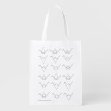 Sac de papier de grue d'origami