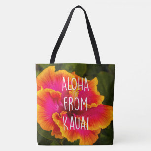 Sac réversible de plage de ketmie fuchsia