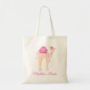 Sac rose de bibliothèque de filles mignonnes de