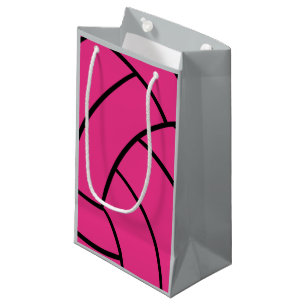 Sac rose de cadeau de volleyball