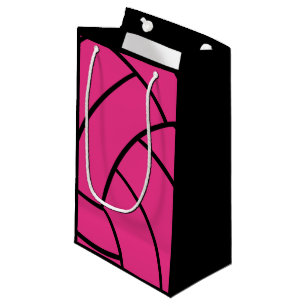 Sac rose de cadeau de volleyball