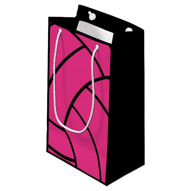 Sac rose de cadeau de volleyball (Devant Angle)