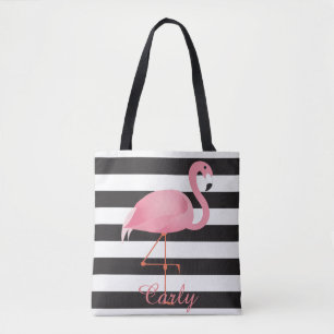 Sac rose de couche-culotte de flamant