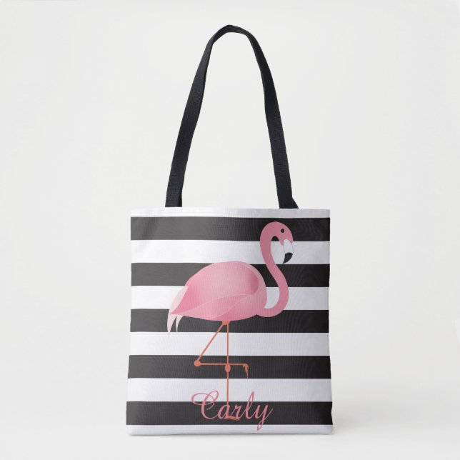 Sac rose de couche-culotte de flamant (Devant)