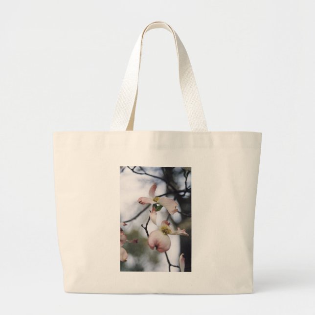 Sac rose de toile de cornouiller (Devant)