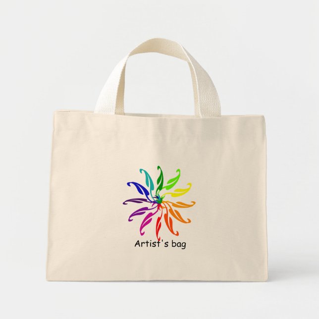 Sac - Roue couleur de l'artiste (Devant)