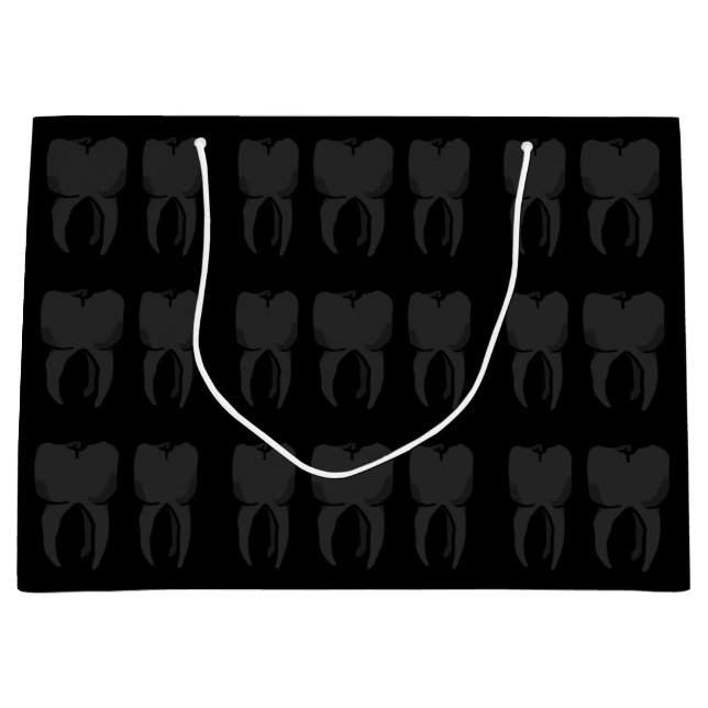 Sac sage de cadeau de dentiste de trois dents (Devant)