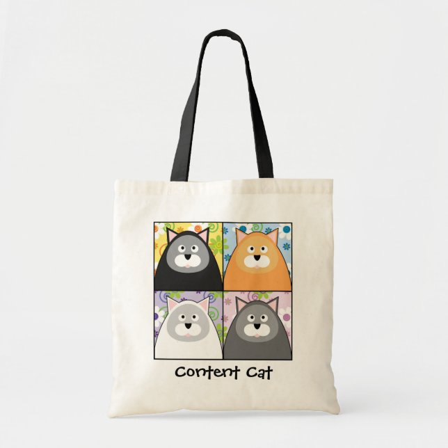 Sac satisfait de chat (Devant)