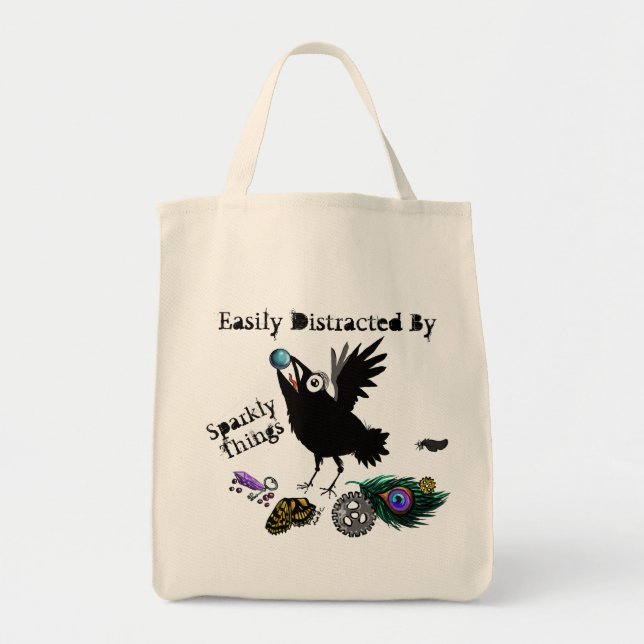 Sac scintillant de Raven~Tote de choses (Devant)