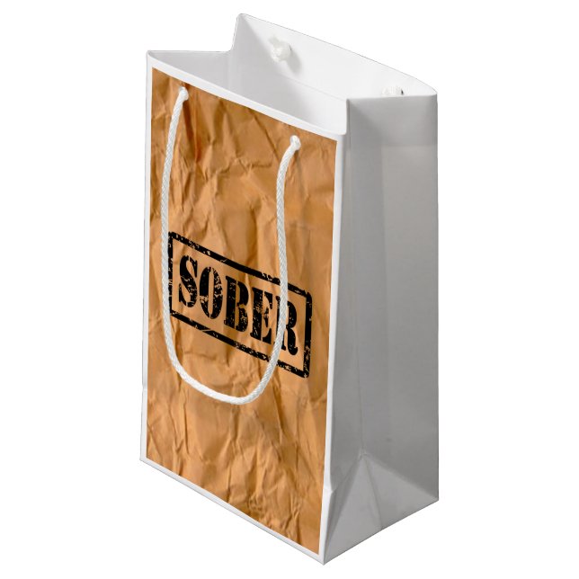 Sac sobre de cadeau de sobriété de récupération (Devant Angle)