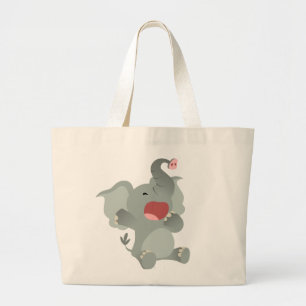 Sac somnolent mignon d'éléphant de bande dessinée