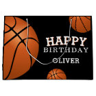 Sac Sports Basket-ball Joyeux Anniversaire Nom