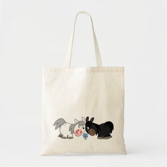 Sac Standoff de mignons poneys en caricature (Devant)