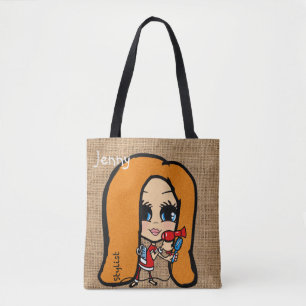 Sac Styliste de cheveux personnalisées Caricature 