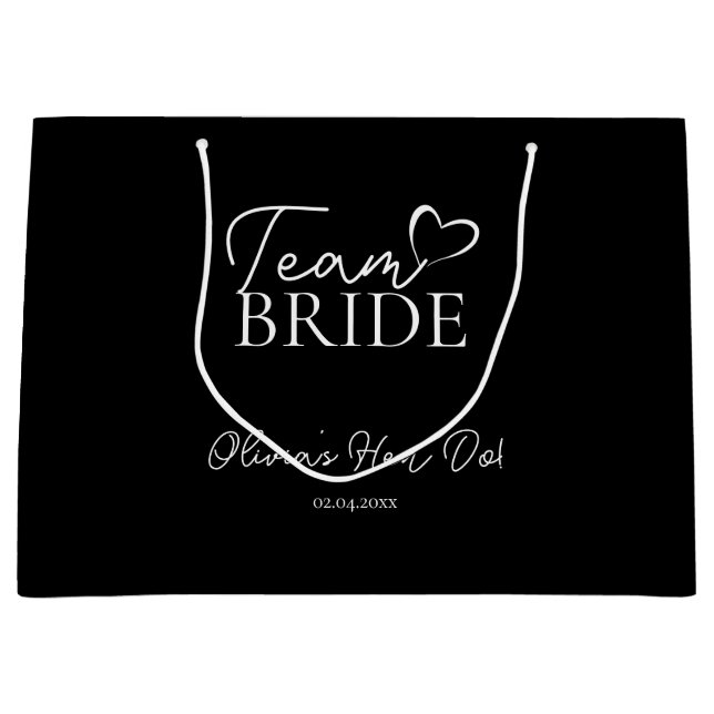 Sac Team Bride – Enterrement de vie de jeune fille (Devant)