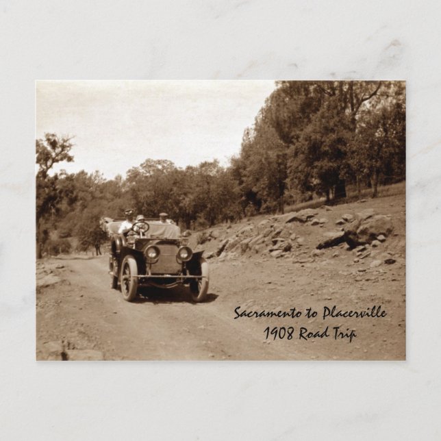 Sac to Placerville Postcard (Front)