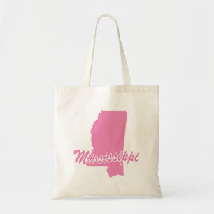 Sac Tote Forme de l'État du Mississippi