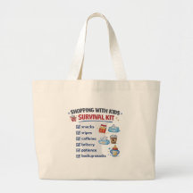 Sac Tote Kit De Survie Pour Faire Les Courses Avec