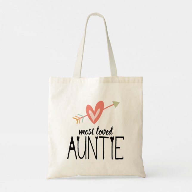Sac ToteTante le plus aimé (Dos)